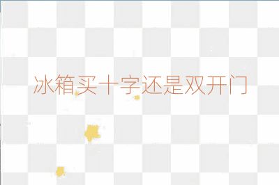 冰箱買十字還是雙開門