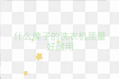 什么牌子的洗衣機質(zhì)量好耐用