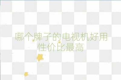 哪個牌子的電視機好用性價比最高