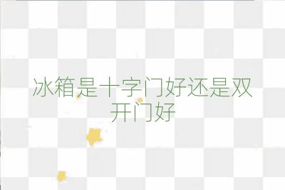 冰箱是十字門好還是雙開門好