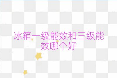 冰箱一級能效和三級能效哪個好