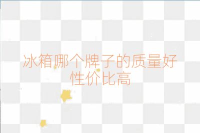 冰箱哪個(gè)牌子的質(zhì)量好性價(jià)比高