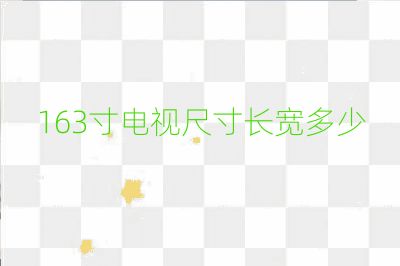 163寸電視尺寸長寬多少